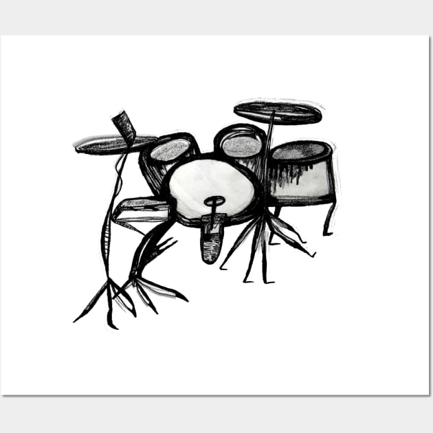 Awkward Drums Wall Art by IanWylie87